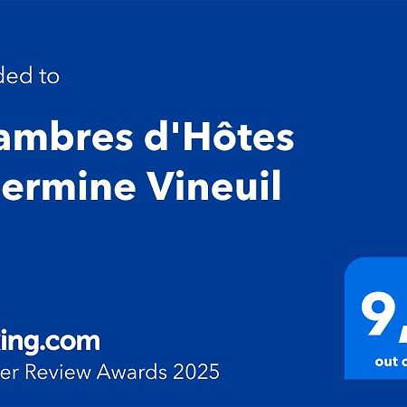 Chambres D'Hotes L'Hermine Vineuil 维讷伊 外观 照片