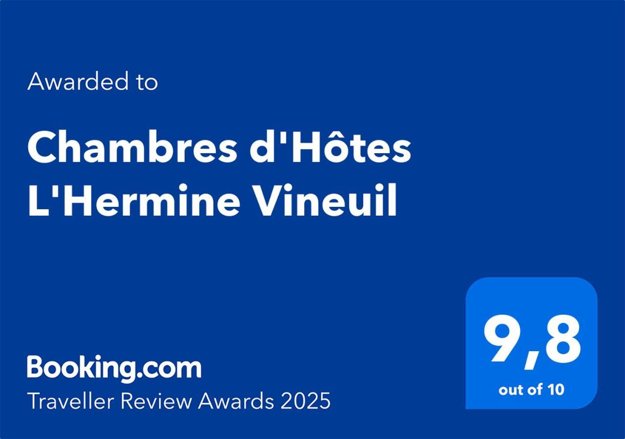 Chambres D'Hotes L'Hermine Vineuil 维讷伊 外观 照片
